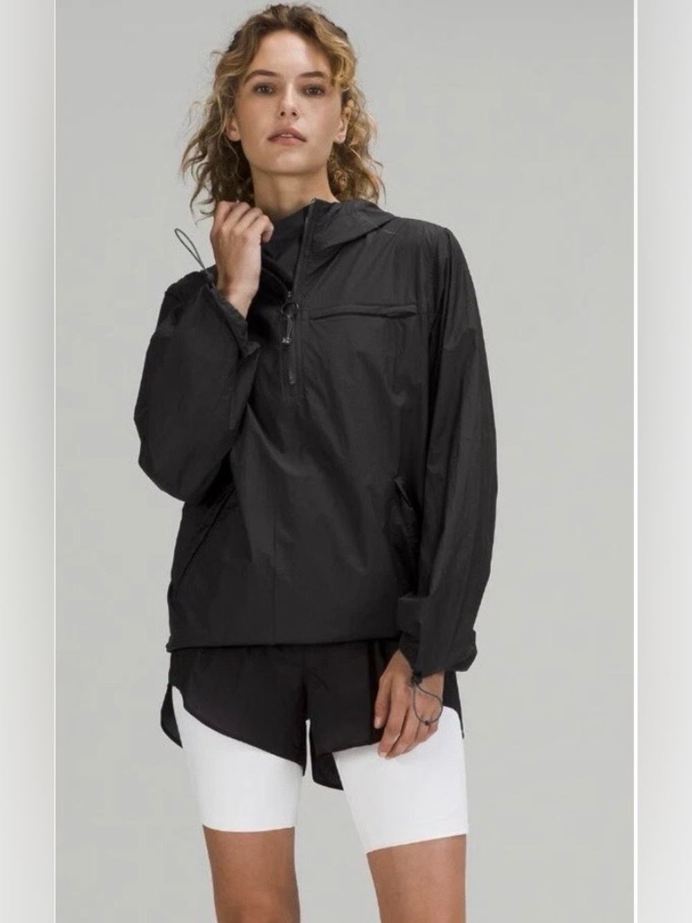 Lululemon Step Out Anorack Jacket LW4BQ5 Hoodie Lightweight Run Women’s Small